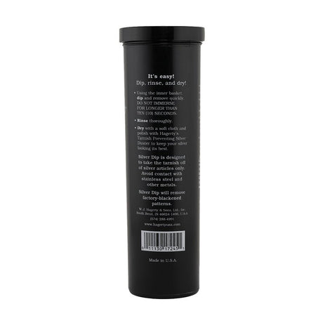 Hagerty 17245 Flatware Silver Dip, 16.9 oz, Plastic, Black