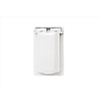 Sigma Engineered Solutions Rectangle Die-Cast Metal 1 gang 4.57 in. H X 2.83 in. W Vertical GFCI Cov