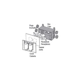 Sigma Engineered Solutions New Work 18.3 cu in Rectangle Die-Cast Metal 1 gang Weatherproof Box Gray