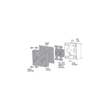 Sigma Engineered Solutions Square Die-Cast Metal 2 gang 4.84 in. H X 4.84 in. W Toggle Switch and Co