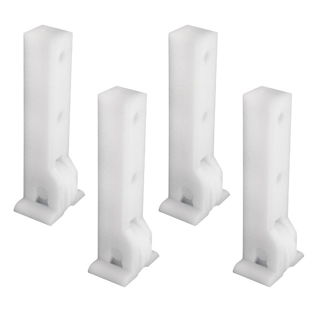 Prime-Line G 3004 Roller Assembly, 1/4 in W, 1-1/2 in L, Nylon/Plastic, White