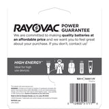 Rayovac High Energy AAA Alkaline Batteries 4 pk Carded
