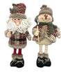 Santas Forest 48004 Standing Snowman/Santa FBRC, 20 in H, Pack of 12