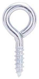 ProSource LR220 Screw Eye, 4 mm Dia Wire, 5 mm Thread, 3/4 in L Thread, 1-9/16 in OAL, 73 lb Working Load, Steel, Zinc, Pack of 20