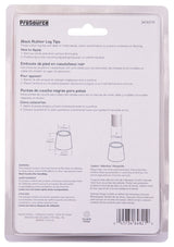 ProSource FE-50636-PS Furniture Leg Tip, Round, Rubber, Black, 1 in Dia, 1-1/2 in H