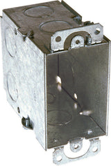 Raco 18 cu in Rectangle Steel 1 gang Electrical Box Gray