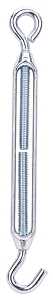 ProSource LR339 Turnbuckle, 3/8 in Thread, Hook, Eye, 15 in L Take-Up, Aluminum, Pack of 10