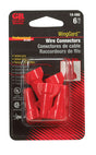 Gardner Bender WingGard 22-6 Ga. Copper Wire Wire Connector Red 6 pk