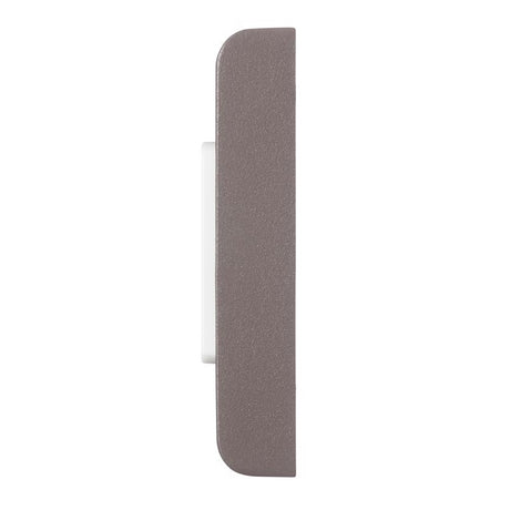 Heath Zenith Oil Rubbed Bronze Brown Metal Wired Pushbutton Doorbell