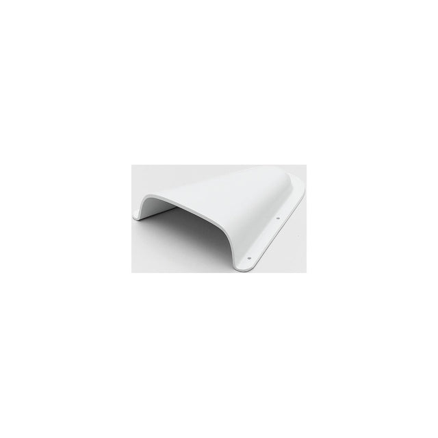 Beckson C4 Clam Shell Vent, White 5-3/4" W x 7-1/4" D x 1-1/2" H