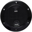 Beckson Screw Out Deck Plate With Standard Trim Ring, Dimple Center