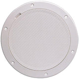 Beckson Pry-Out Deck Plate With Standard Trim Ring, Diamond Center
