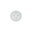 Beckson Screw Out Deck Plate With Standard Trim Ring, Diamond Center