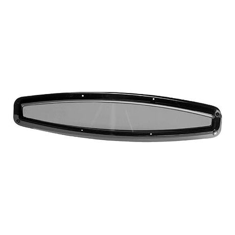 Beckson PF100 Newport Oval Flex-Port, Smoked Lens, Black Trim Ring