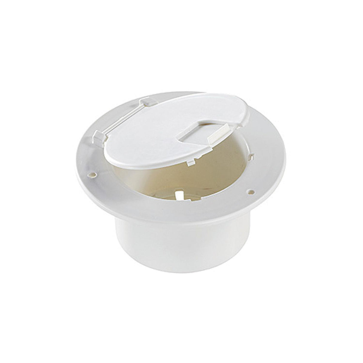 RV Designer w/Repaceable Lid, Polar White