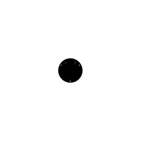 Basic Round Cable Hatch, Black