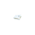 RV Designer B150 White Rectangular Locking RV Cable Hatch - 7.6" x 6.5" x 2"