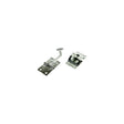 RV Designer Entry Door Holder 45° Stainless