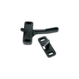 RV Designer E295 Black Right Hand Phillips RV Screen Door Latch