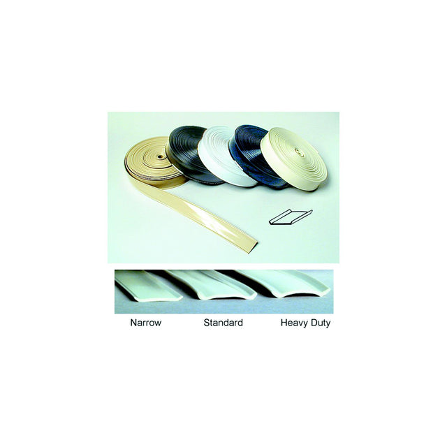RV Designer E330 Insert Trim, 3/4" x 25', Narrow White