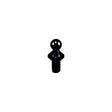 RV Designer 10mm Ball Stud, 1/Pk