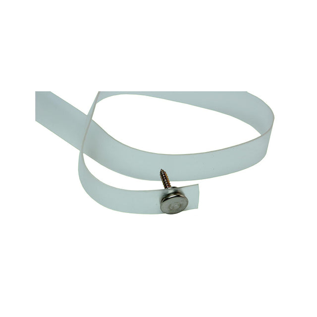 RV Designer Clear Plastic Tieback 18"
