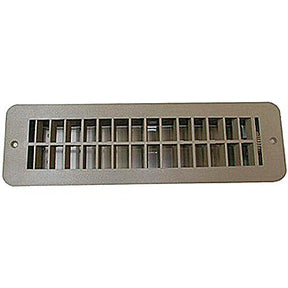 RV Designer H860 Plastic Floor Register, Dampered, Tan
