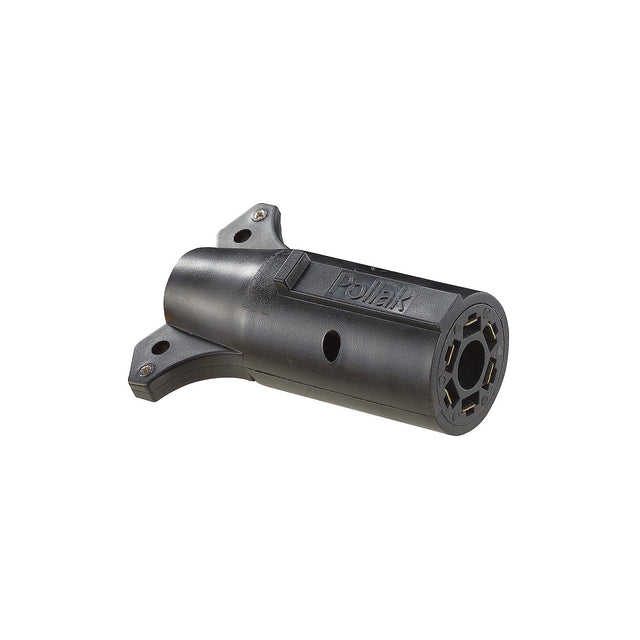 Pollak Adapter, 7-Way RV to 6-Way Round, Auxiliary Center Pin