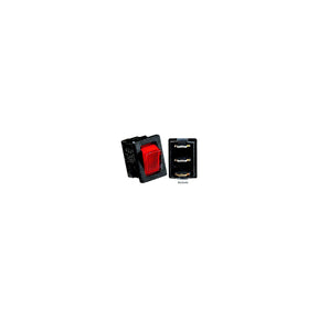 SWITCH-ILL ROCKER 20A BLK W-RD