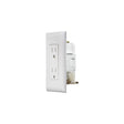WHT DUAL OUTLET W/COV-PLATE