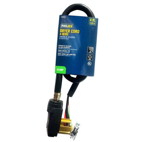 Projex 10/4 SRDT 125/250 V 4 ft. L Dryer Cord
