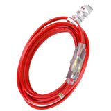 Projex Indoor or Outdoor 25 ft. L Red Extension Cord 14/3 SJTOW
