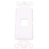 Monster Just Hook It Up White 1 gang Plastic Keystone Wall Plate 1 pk