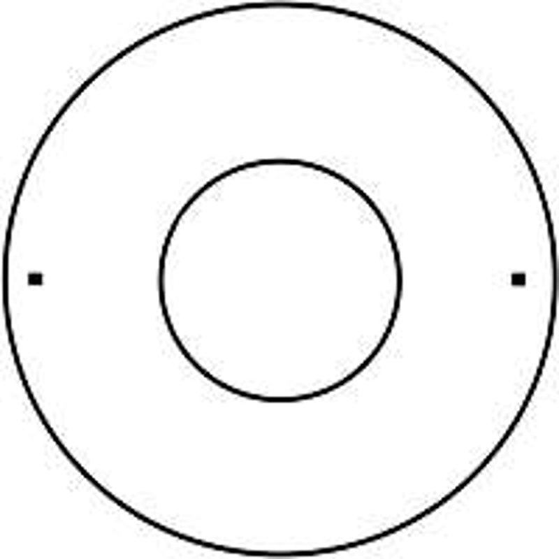 Selkirk 206488 Trim Plate Spacer, Steel, Black, Matte