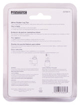 ProSource FE-50643-PS Furniture Leg Tip, Round, Rubber, White, 1-1/8 in H