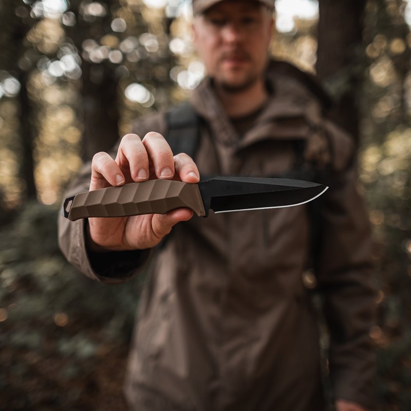 True TRU-FXK-0001 Knife, 4 in L Blade, Stainless Steel Blade