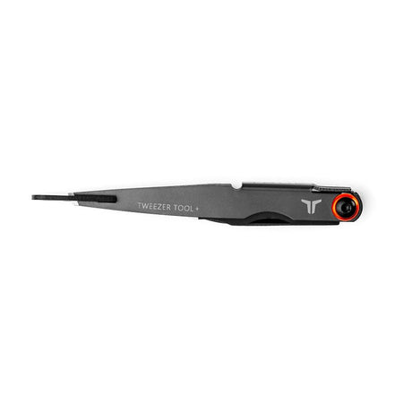 True TweezerTool+ Series TRU-MTL-1008 Keychain Multi-Tool, 1-1/2 in Point, Drop Point, Steel, Black Oxide, 3.78 in OAL