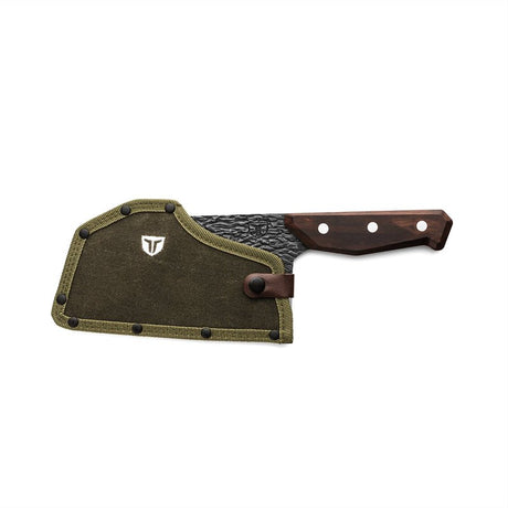 True PrimalForge Series TRU-FXK-1018 Chopper, 6-1/2 in L Blade, Stainless Steel Blade, Monzo Wood Handle