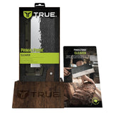 True PrimalForge Series TRU-FXK-1019 Cleaver Knife, Stainless Steel Blade, Monzo Wood Handle