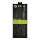 True PrimalForge Series TRU-FXK-1017 Slicer Knife, 7-1/4 in L Blade, Stainless Steel Blade, Wood Handle, Brown Handle