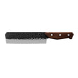 True PrimalForge Series TRU-FXK-0008 Nakiri Knife, Stainless Steel Blade, Wood Handle