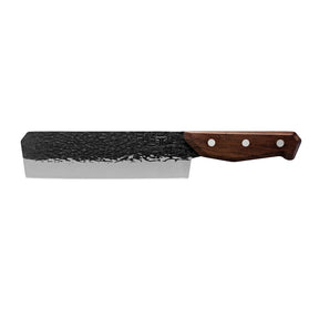 True PrimalForge Series TRU-FXK-0008 Nakiri Knife, Stainless Steel Blade, Wood Handle