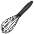 Chef Craft Premium Series 13672 Wire Whisk, 10-1/2 in OAL, Silicone, Black, Plastic Handle