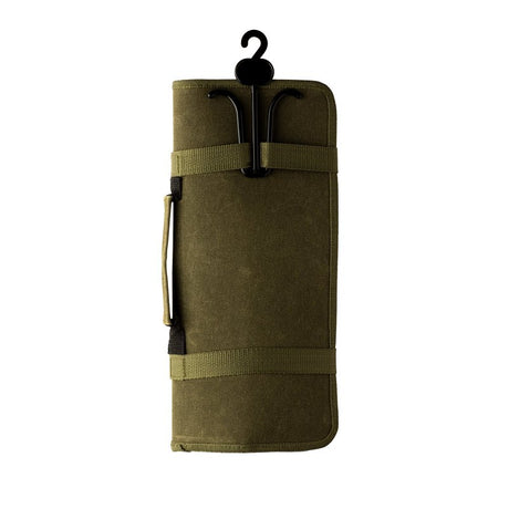 True PrimalForge TRU-ACC-0009 Waxed Knife Roll, Canvas, Green, Pack of 6