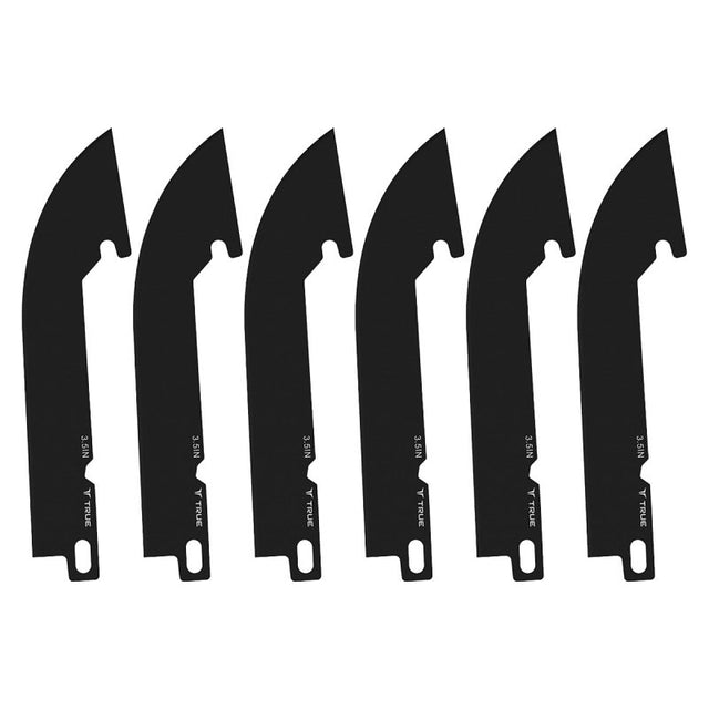 True Swift Edge Series TRU-FMK-1011 Replacement Blade, 3-1/2 in L, Stainless Steel, Drop-Point, Plain, Straight Edge