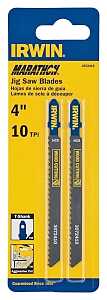 Irwin 3072410D Jig Saw Blade, 4 in L, 10 TPI