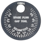ProSource SP0629 Spark Plug Gap Gauge, Functions: Tapered Edge for Measuring and Adjusting Spark Plug Gap, Zinc Alloy, Pack of 12