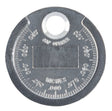 ProSource SP0629 Spark Plug Gap Gauge, Functions: Tapered Edge for Measuring and Adjusting Spark Plug Gap, Zinc Alloy, Pack of 12