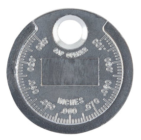 ProSource SP0629 Spark Plug Gap Gauge, Functions: Tapered Edge for Measuring and Adjusting Spark Plug Gap, Zinc Alloy, Pack of 12