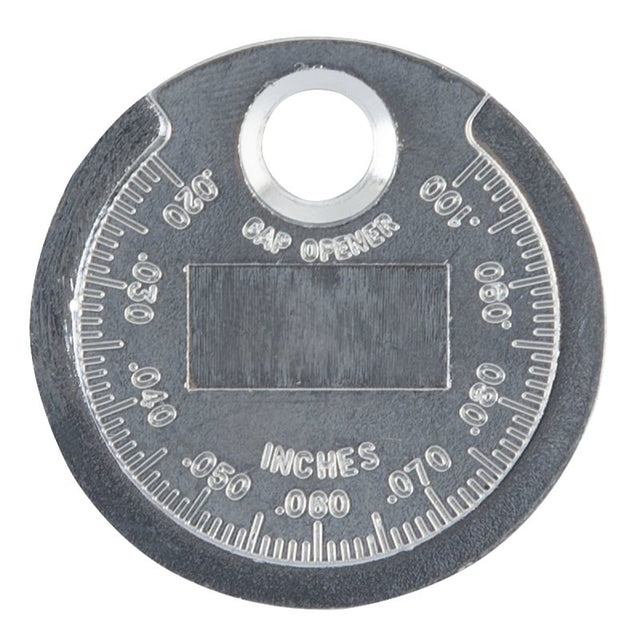 ProSource SP0629 Spark Plug Gap Gauge, Functions: Tapered Edge for Measuring and Adjusting Spark Plug Gap, Zinc Alloy, Pack of 12